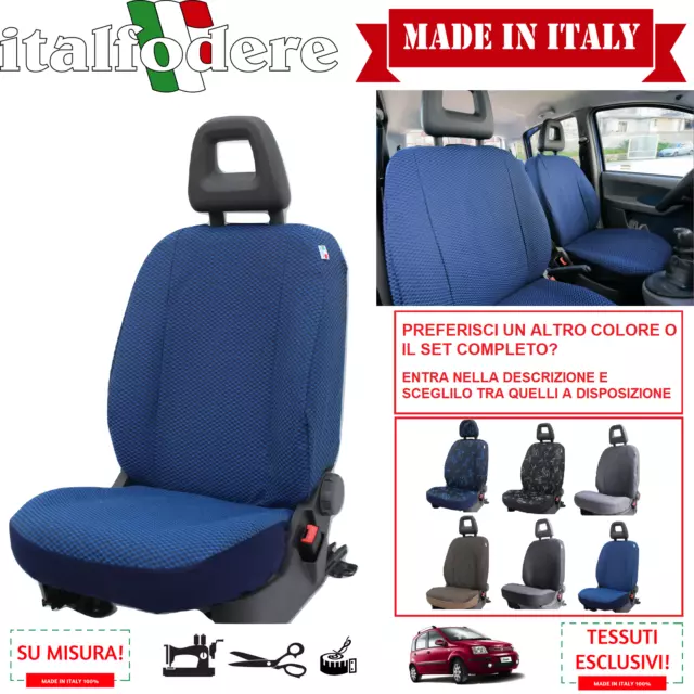 COPRISEDILI SU MISURA FODERE Fiat Panda 2006 5 POSTI FODERE COMPLETE Vari  Colori EUR 69,90 - PicClick FR