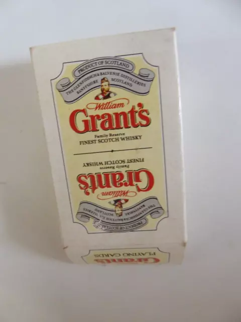 Grants Finest Scotch Whisky Special Edition Advertisement Playing Cards
