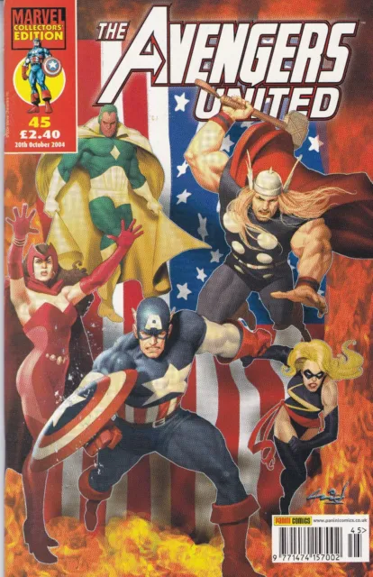 Marvel Comics Uk Avengers United #45 October 2004 Fast P&P Same Day Dispatch