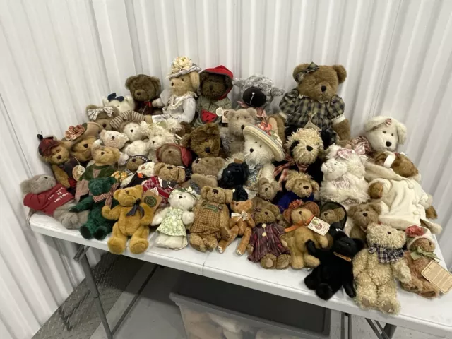Boyd’s Bears Huge Lot of 41 Plush 80's-2003 Vintage Archive Different Size Bears