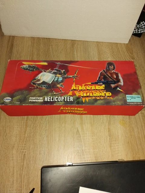 Kit Maquette Heller Hélicoptère Frelon – Boîte Jaune Vintage De 1963, Complète Avec Plans