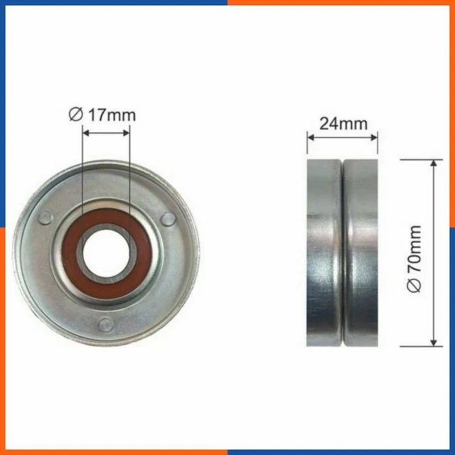 Galet tendeur de courroie d'accessoire pour AUDI | T38387, VKM31018