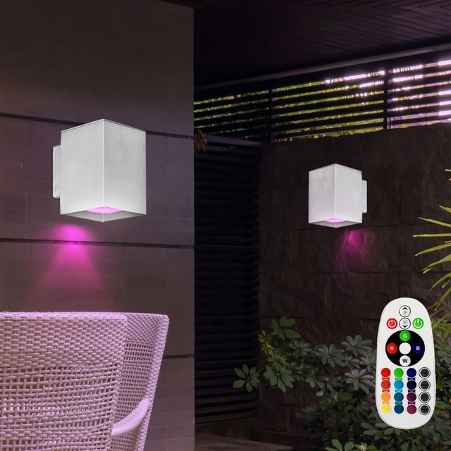 Luci Esterne Telecomando 2 RGB 100W Con Telecomando - IP65, 16 Colori, Per Giardino, Feste E Halloween Faretti Led Esterno - Foto 5
