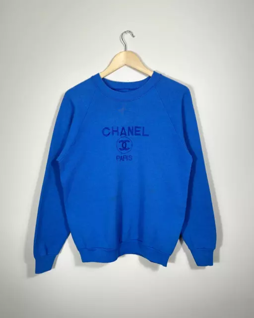 Vintage Chanel Sweatshirt FOR SALE! - PicClick