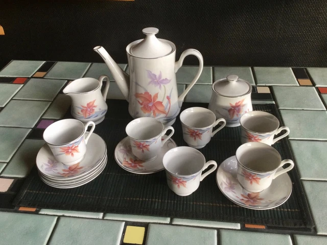 SERVICE À CAFÉ en porcelaine fine Chinoise EUR 25,00 - PicClick FR