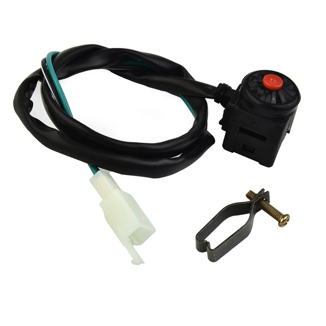 7/8 Moto Kill Switch Dual Sport Dirt Bike ATV Manubrio Corno Montato
