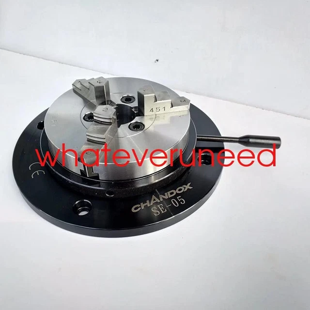 6 Inch 6-Jaw Self-Centering Lathe Chuck With D1-4 Cam Lock Backing