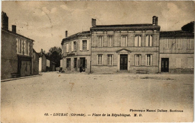 CPA Gironde Listrac Place de la République (982606)