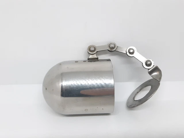 Ancien cache boule en inox attelage caravane DS R8 R16 R12 Peugeot Citroën Simca