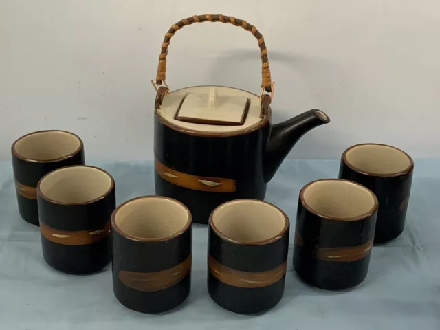 Joseph Abboud   --  Solaris  --   Tea Set,  Teapot  Plus  6 Tea Cups