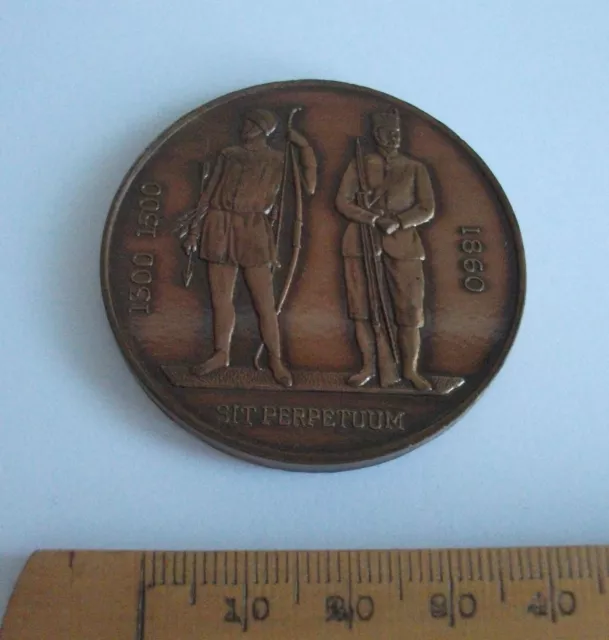 Shooting medal - Large National Rifle Association (NRA) bronze coloured medal