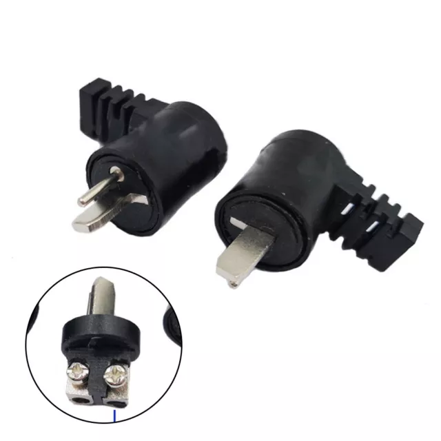 Easy Installation Screw Terminal Speaker Connector 2 Pin DIN (Pack of 2)