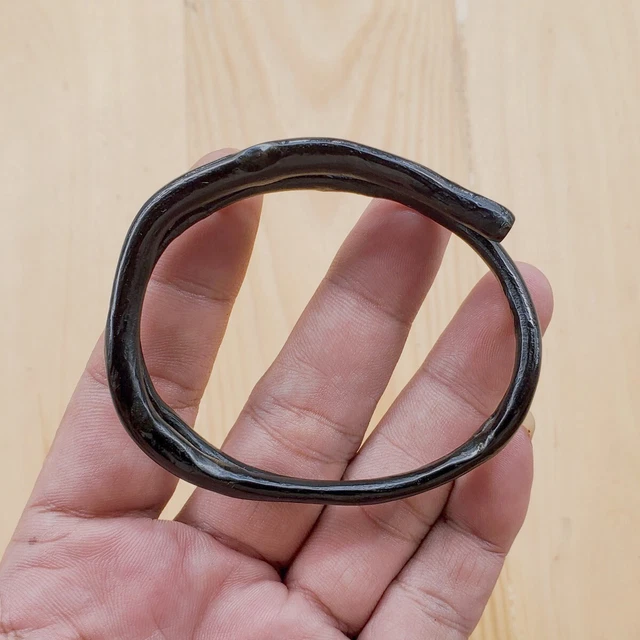 Exotic Black Coral Bangle Indonesian Akar Bahar Root of the Sea Bracelet #106