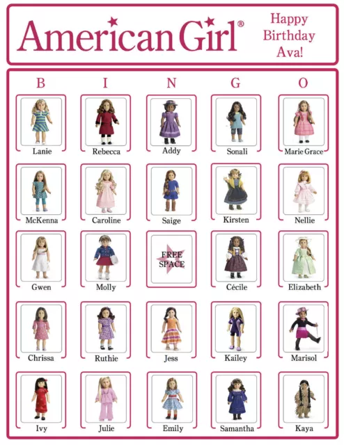 American girl bingo discount