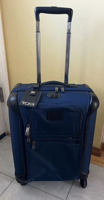 TUMI Alpha Blue 4-Wheel Carry-On 21” luggage