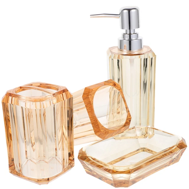 Set D’accessoires De Salle De Bain Miniature 1:12 – Articles De Toilette Pour Maison De Poupée – ABS – Cadeau Collectionneur