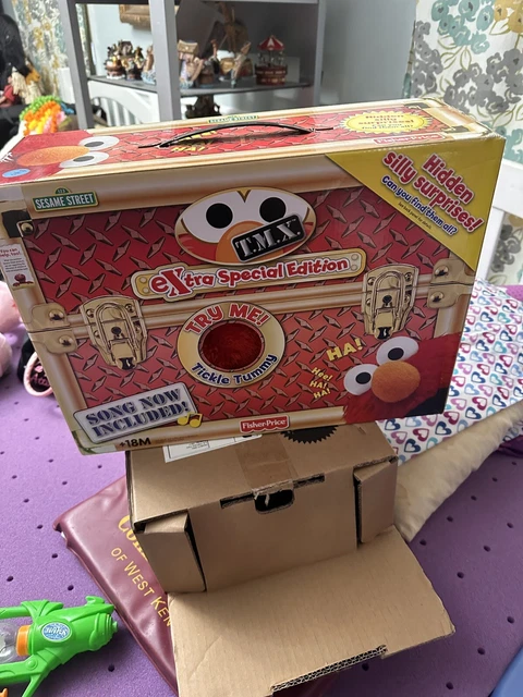 Tickle Me Elmo TMX Extra Special Edition VIDEO Fisher Price Sesame Street w/ BOX