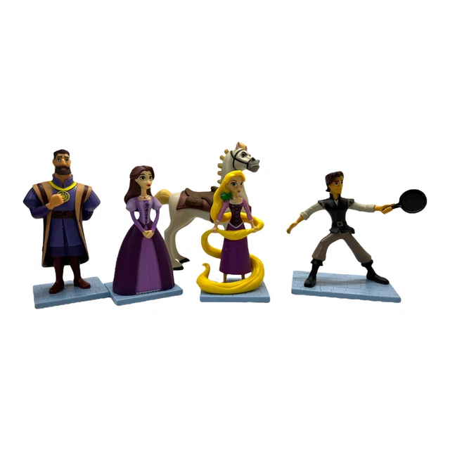 DISNEY TANGLED TOY Figures Jakks Playset Rapunzel Flynn Rider Maximus