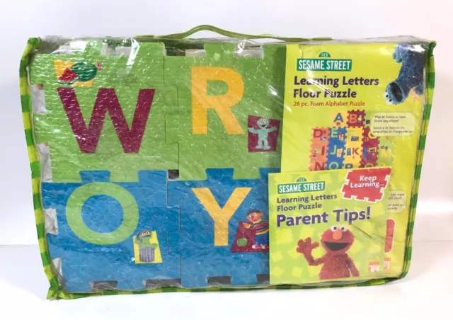 SESAME STREET LEARNING Letters Foam Alphabet Floor Puzzle 26pc. £15.01