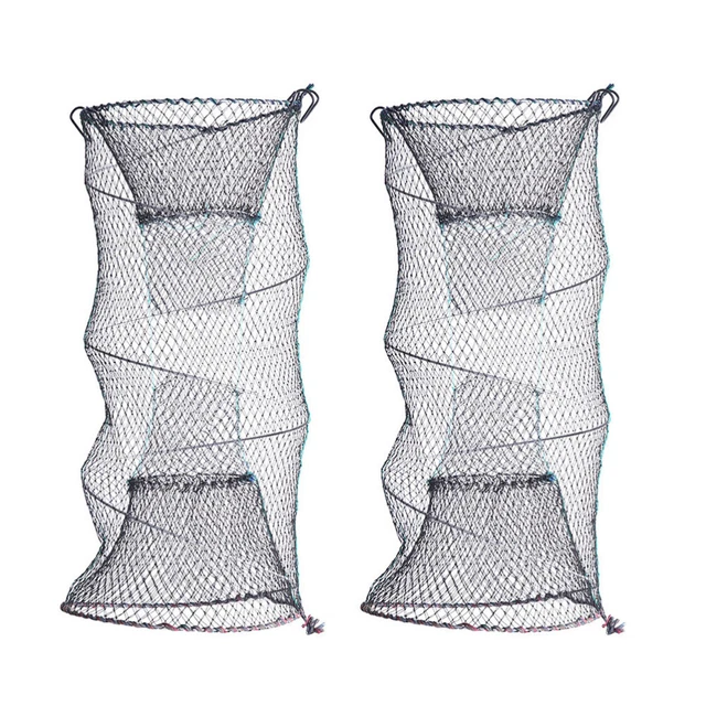 2 Pcs Floating Fishing Net Portable Fishing Landing Net Fold