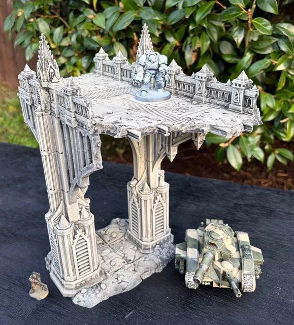 LARGE BRIDGE RUINS, Gothic 3D Printed Terrain for Tabletop Wargaming ...