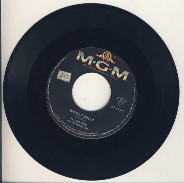 SAM THE SHAM and the PHARAOHS: Wooly Bully - 7" Single - 1965 - MGM 61 113