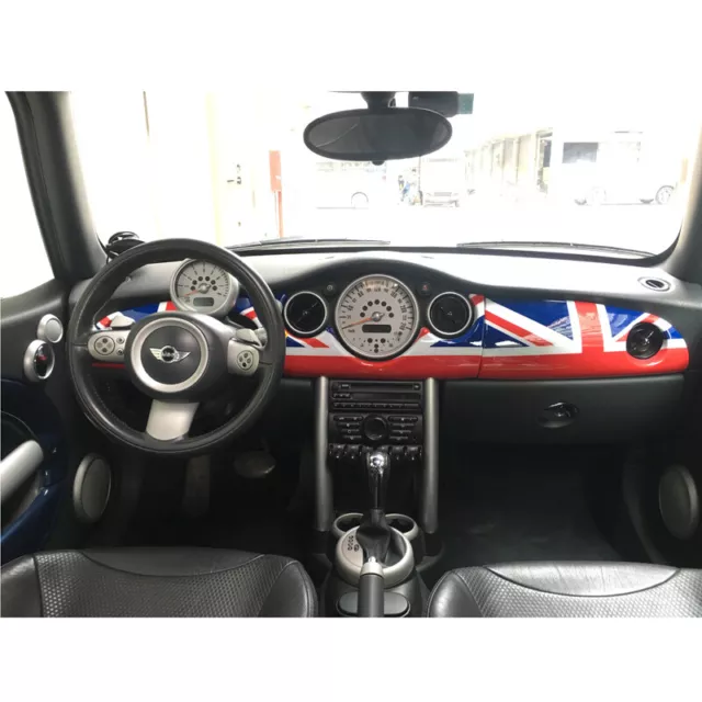 Cockpit Verkleidung  UNION JACK rot weiss blau für MINI ONE COOPER R50 R53 R52