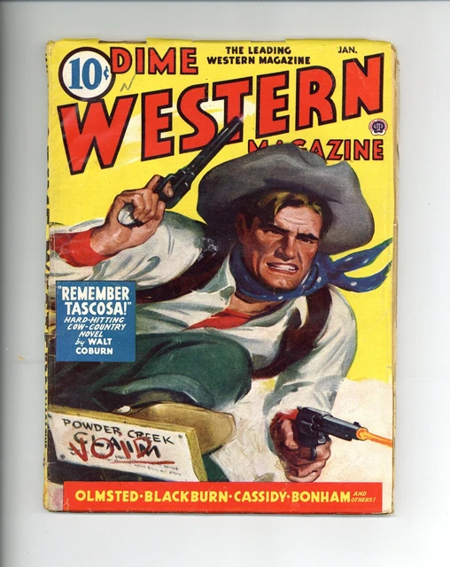 Dime Western Magazine Pulp Jan 1945 Vol. 41 #1 VG