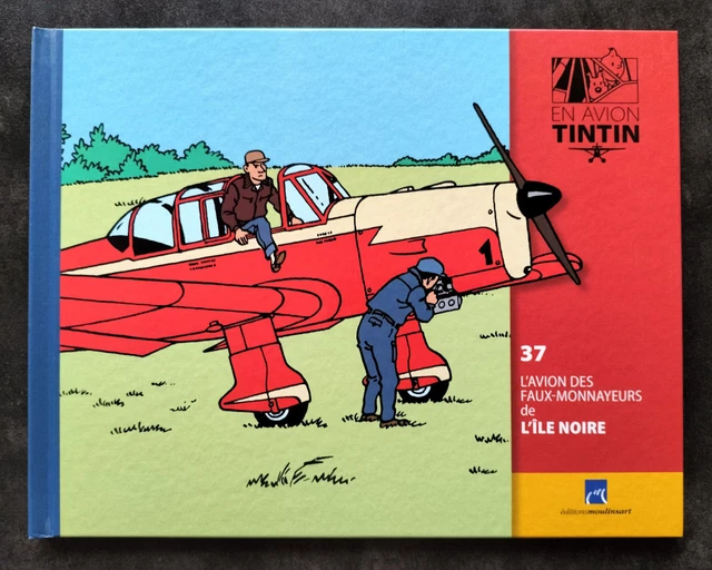 En avion Tintin N°17 L'avion de la Sabena de l'affaire Tournesol