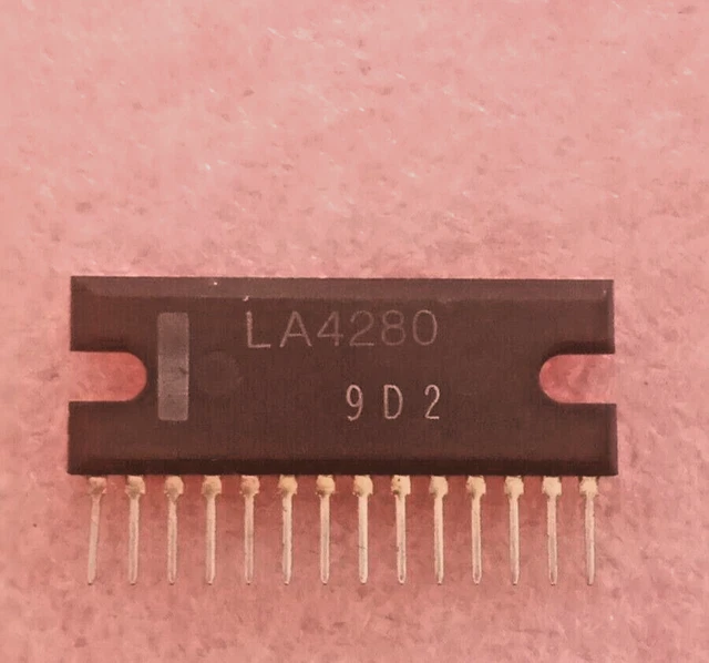 1pcs LA4280    2-Channel 10W AF Power Amp for Home Stereo, TV Use HSIP14 SANYO