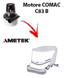 BST MEDIA 60BST MOTORE AMETEK aspirazione lavapavimenti Comac 