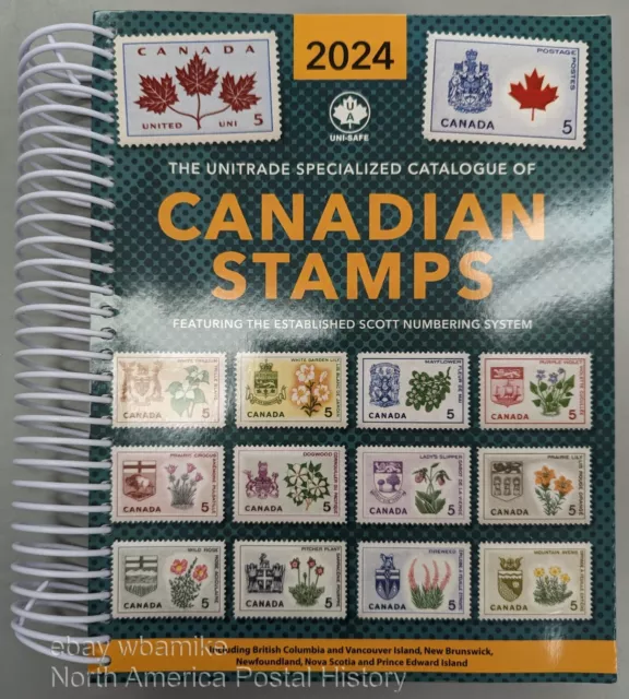 Canada, Unitrade Specialized Catalogue of Canadian Stamps 2024.  Now Out!