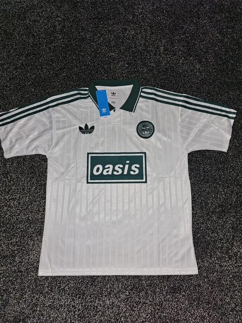 ADIDAS OASIS LIVE 25 Tour T-Shirt, white and green, Medium