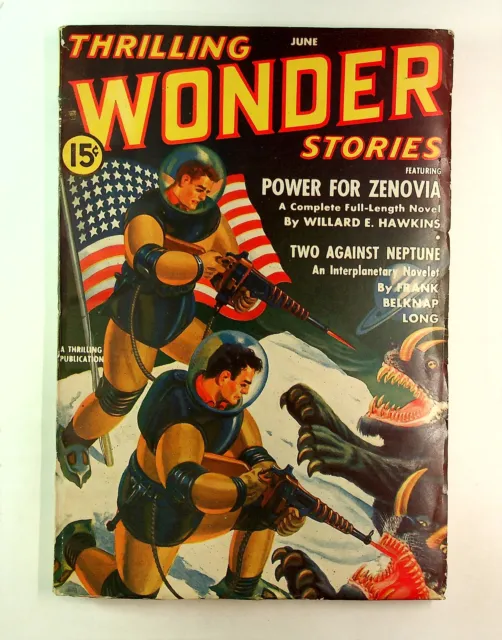 Thrilling Wonder Stories Pulp Jun 1941 Vol. 20 #2 FN