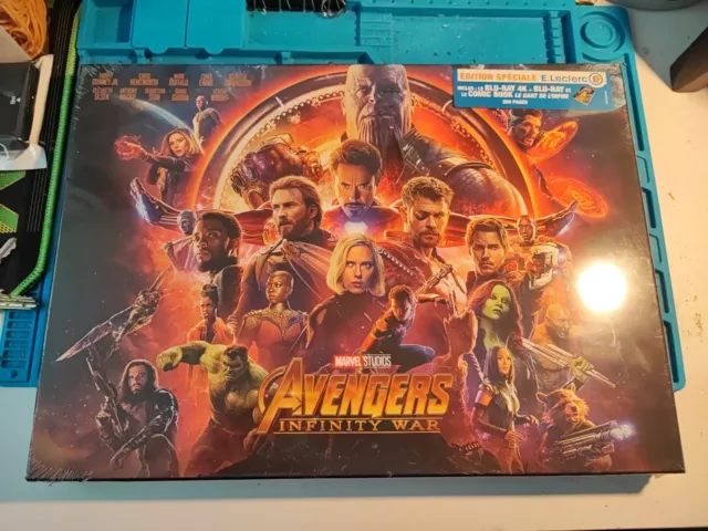 Avengers infinity war Blu-ray 4K Coffret E.leclerc édition limitée numérotée