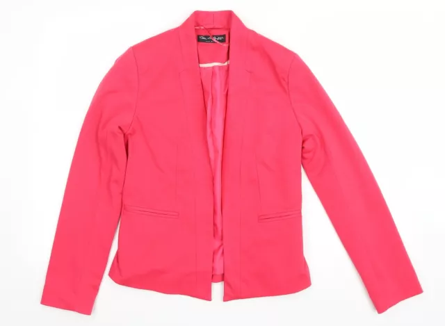 Miss Selfridge Womens Pink Jacket Blazer Size 8 Tie