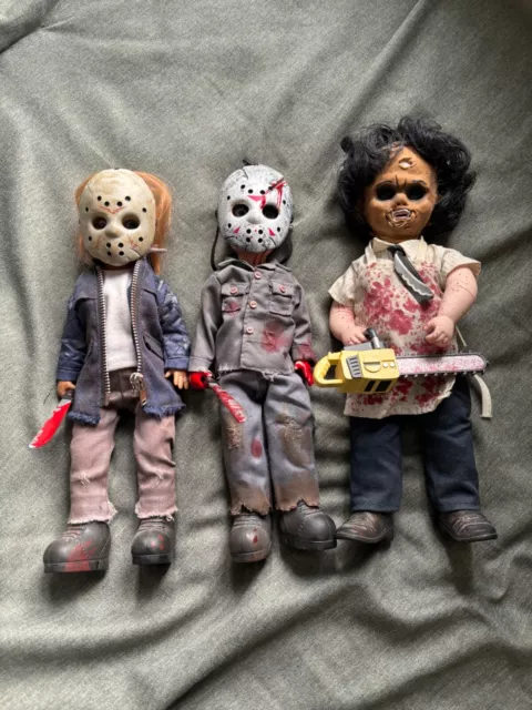 Jason Voorhees Friday the 13th Original + Remake + Leatherface Living Dead Doll