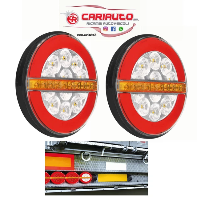 Feux Arrière LED Universels 14 LED E11 - Pour Plaque D'immatriculation, Position, Direction, 12V