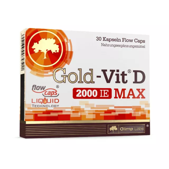 Olimp - Gold-Vit D 2000 IE - MAX - 30 Kapseln