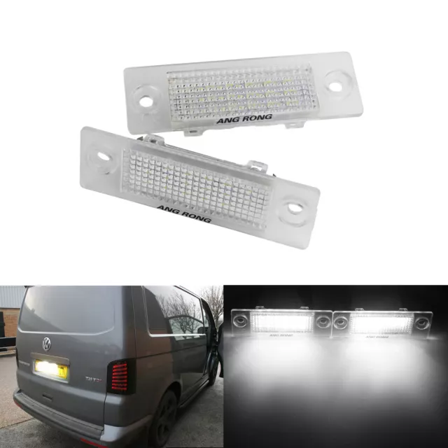 VW Touran Caddy Golf Skoda Jetta Passat T5 LED License Number Plate Light Canbus