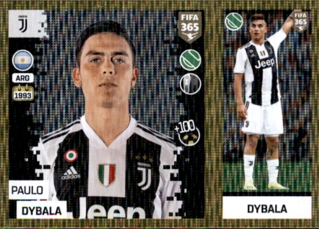 Panini FIFA365 2019 - Sticker 239 a/b - Paulo Dybala - Juventus Turin