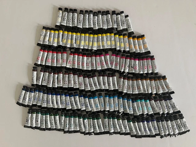 Nuevo lote de 158 tubos de pintura de acuarela extra fina Daniel Smith de 5 ml