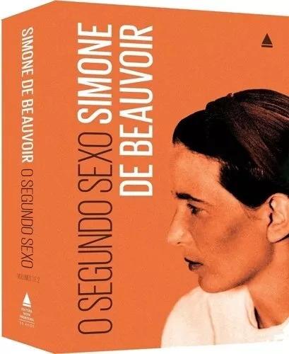 CAJA O SEGUNDO SEXO (2X LIVROS CAPA DURA) = SIMONE DE BEAUVOIR Português LACRADO!