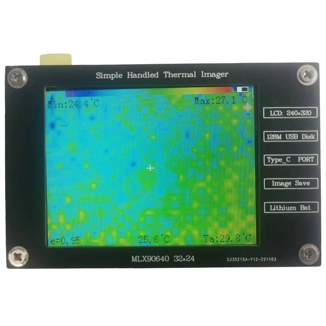 Facile da usare Thermal Imager Test Equipment Range -40°C To +300°C USB