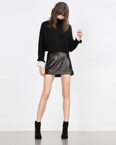 Jupe outlet zara noire