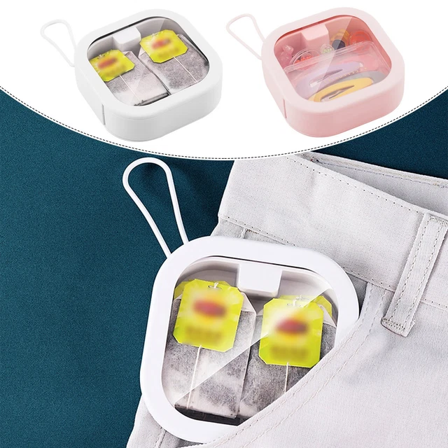 Portable Storage Solution for Hair Tie Accessories Compact and Convenient
