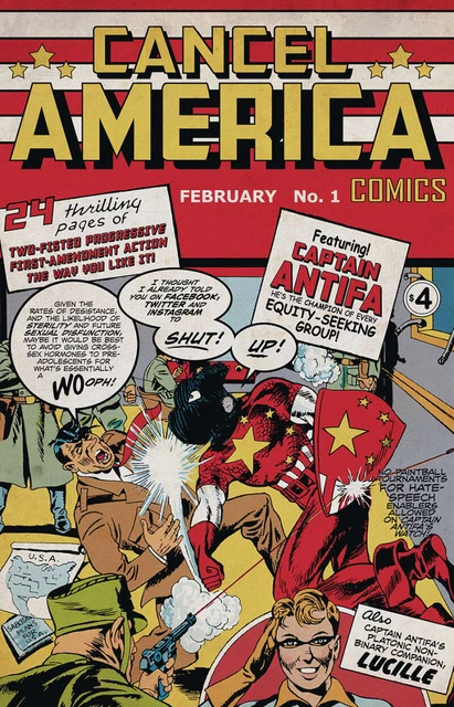 Cerebus In Hell Presents Cancel America Comics #1 Cover A Signed by Dave Sim 1st