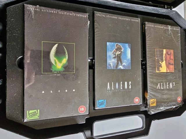 ALIEN TRILOGY FACEHUGGER Limited Edition VHS Box Set Complete With T ...