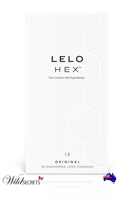 NEW Lelo HEX 12 Pack Original Condoms, Sex Essential, Wild Secrets