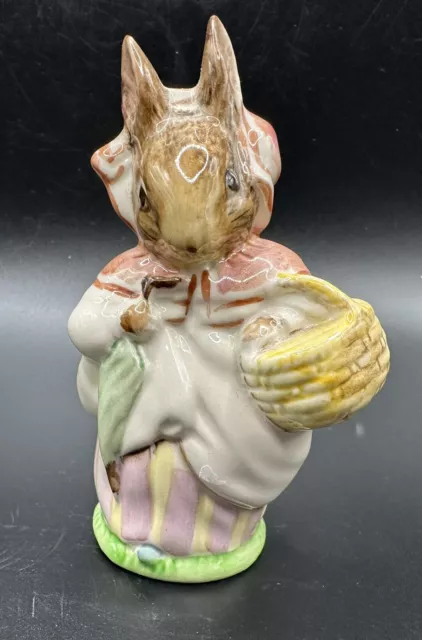 Vintage Beatrix Potter "Mrs. Rabbit" Beswick England F. Warne & Co. Ltd 1951